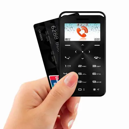 Bouilloire электрик Топ Мода Sim телефон Qmart Q5 ультра тонкий 1,0 дюймов Мини карманная карта 2g Сотовые телефоны Bluetooth GSM