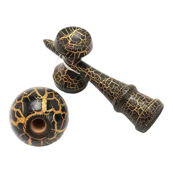 

Full Crackle On Kendama Wooden Ball Education Traditional Game Toy