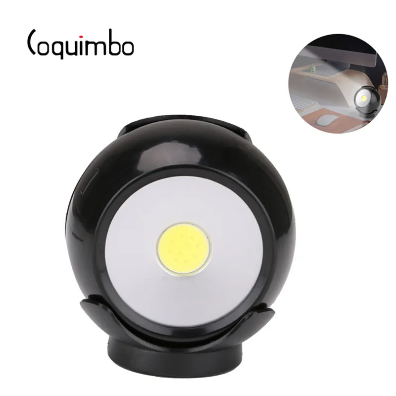 

Coquimbo 720 Degrees Rotating COB LED Night Light 3 Modes Magnet Battery Operated Stick-Anywhere Wall Light