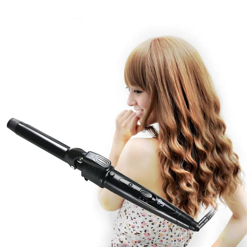 

JuneJour Drop shipping New 3 In 1 Hair Curler Straightener Brush Set Professional Curling Iron Wand Electric Styling Tools
