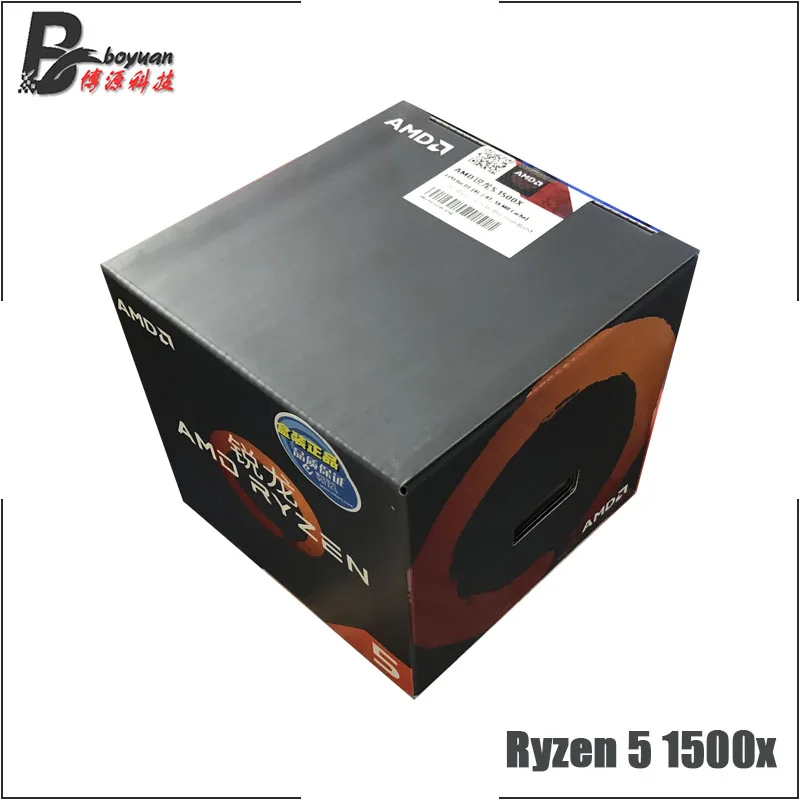 

AMD Ryzen 5 1500X R5 1500x 3.5 GHz Quad-Core Eight-Thread CPU Processor L3=16M 65W YD150XBBM4GAE Socket AM4 New and with fan