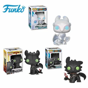 

Toothless Funko POP How to Train Your Dragons: #686 #100 Toothless Light Fury Model Light Fury Collectible Action Figure Toys