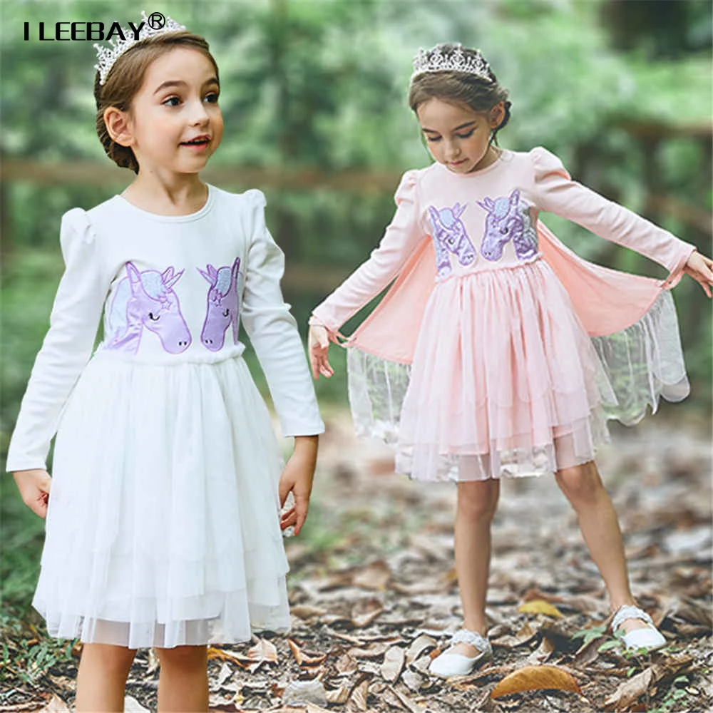 

2018 Girls Halloween Unicornio Dress Kids Christmas Party Cosplay Costume Girls Vestido Infantil Unicorn Girls Toddler Clothes