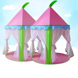 Akitoo комнатный сетчатый покроя «принцесс», Детская игровой дом под тентом детский игрушечный домик тент для игры домики для детей
