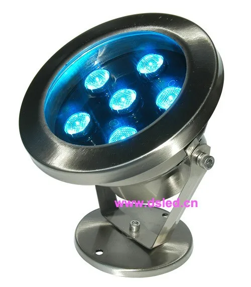 IP68, полный цвет, DMX compitable, высокая мощность 18 Вт rgb led свет бассейн, свет фонтан, 24 В DC, DS-10-12-18W-RGB, 6x3 Вт RGB 3in1