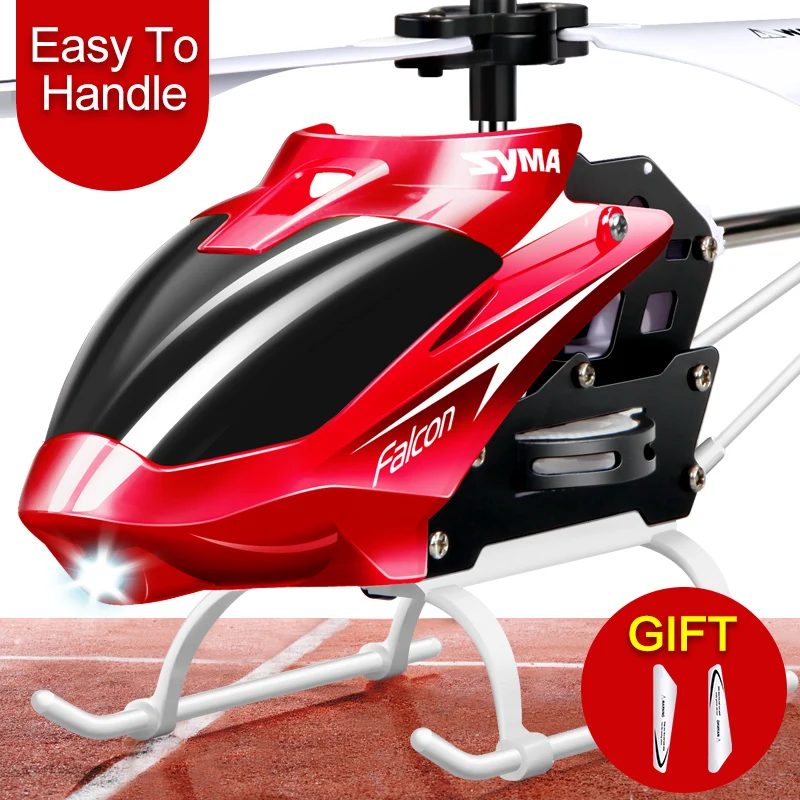 Original SYMA W25 2CH RC Helicopter Shatterproof Remote Control Copter with Built in Gyro Radio Mini