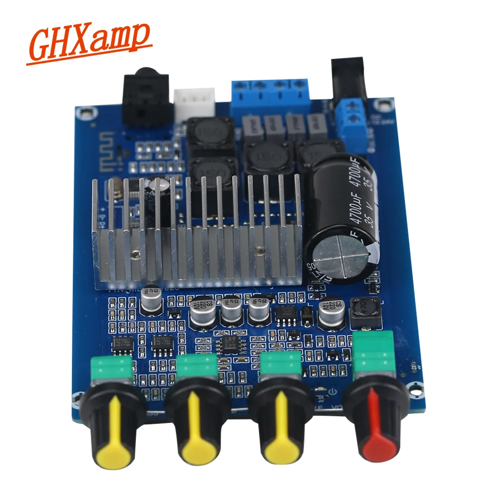 Ghxamp TPA3116 Bluetooth усилитель 50 + Вт 2 0 Усилитель цифровая аудио плата с басами Средний