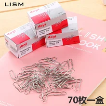 100 шт./компл. стальные бумажные зажимы офисные Простые Стальные бумажные зажимы 28 мм бумажные зажимы металлические серебряные Горячие