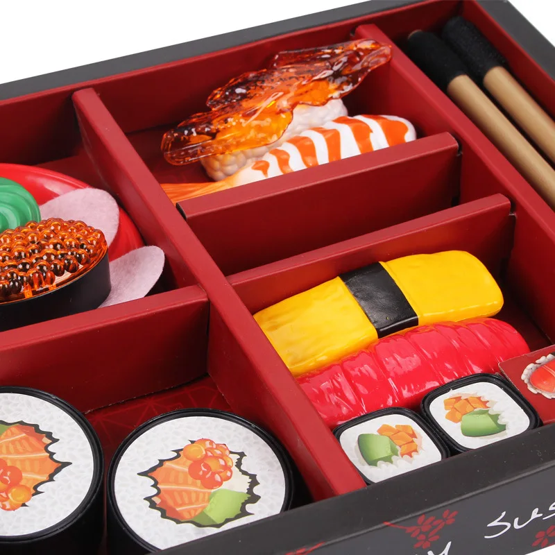 Brinquedo de Aprendizagem Crianças Precoce Japonês Sushi Modelo Puzzle Fingir Jogar Brinquedos Como Presentes 13 Pçs Pvc Simulação Comida Cozinha Conjunto 10 13 pçs pvc simulação comida cozinha sushi conjunto