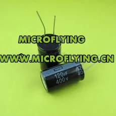 

5pcs/lot Aluminum electrolytic capacitor 120 uF 400 V 18*30mm Electrolytic capacitor ic