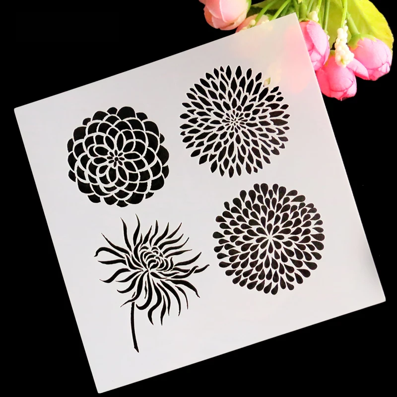 Online Buy Wholesale stencils flowers from China stencils ...