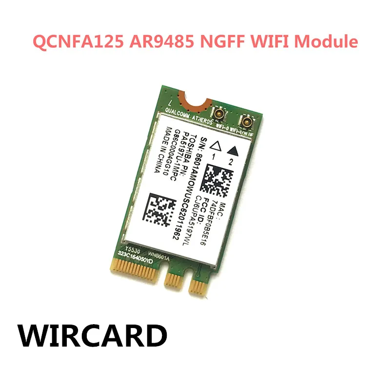 Atheros Ar9485 Qcnfa125 M.2 Ngff Wifi Card Wifi Module Pa5197u1mpc
