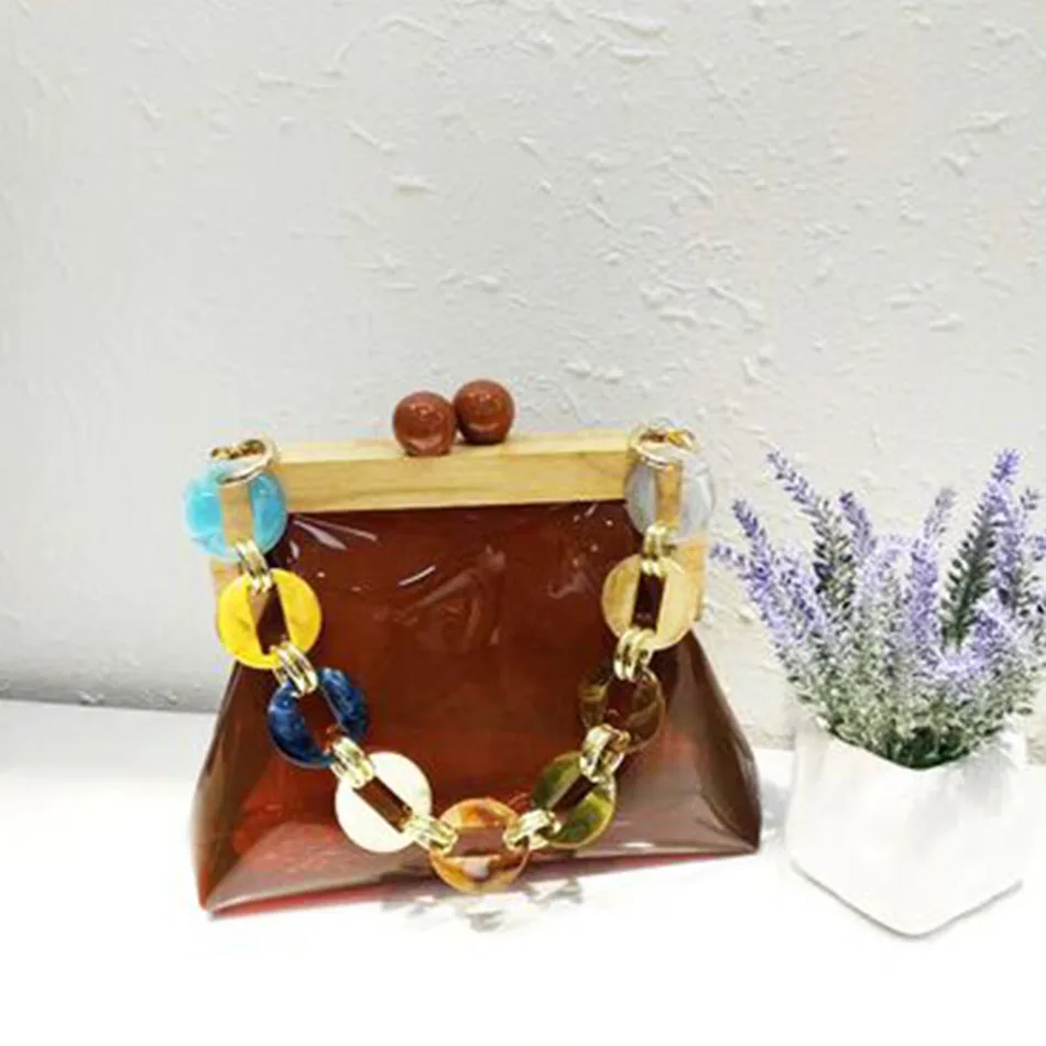 transparent luxury bag