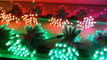 

250PCS DC5V 12mm UCS1903 led Pixel Module Strings,full rgb color,50pcs/string,Round Shape LED Module Strings,Waterproof IP68.