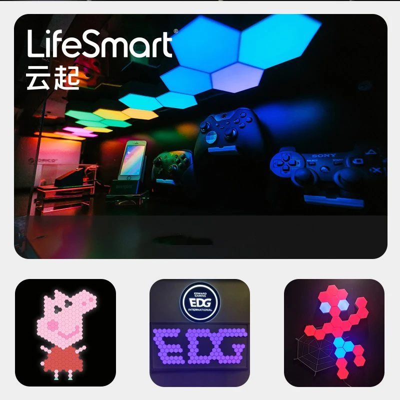 Lifesmart свет Cololight 16 м цвета лампы ночные светильники умный светодиодный лампочка