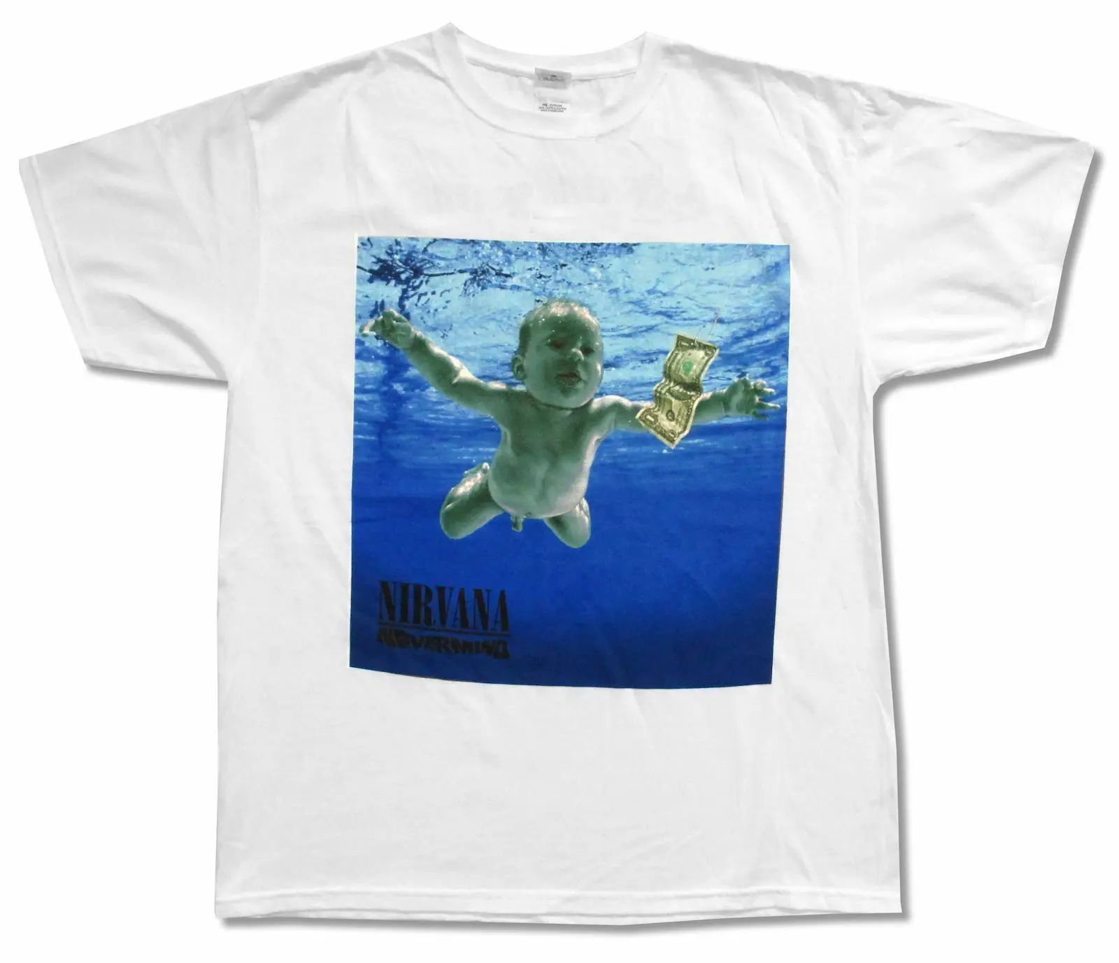 

Nirvana - Nevermind - Mens White Official T-Shirt With Back Print US IMPORT