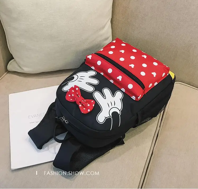 2019 новые модные детские школьные сумки с героями мультфильмов для мальчиков и девочек рюкзак детский сад Микки Минни маленькая девочка