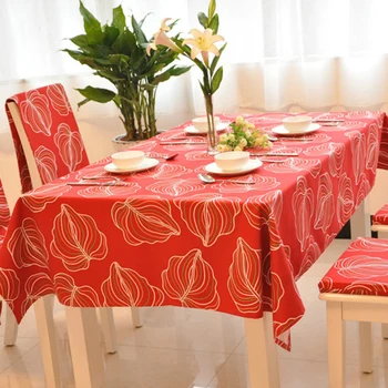 

Custom American country / country cloth tablecloth / table cloth / cover cloth / tea table cloth # China Red