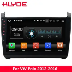 KLYDE 4G "ips 10,1 Android 8 Octa Core 4G B ram 32 ГБ rom автомобильный DVD мультимедийный плеер стерео радио для Volkswagen VW Polo 2012-2018