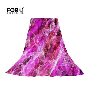 

FORUDESIGNS Scarf 180x90CM Women Wraps Fashion Scarves Flowers Abstract Pattern Long Beach Headscarf Foulard Hijab Scarfs Girls
