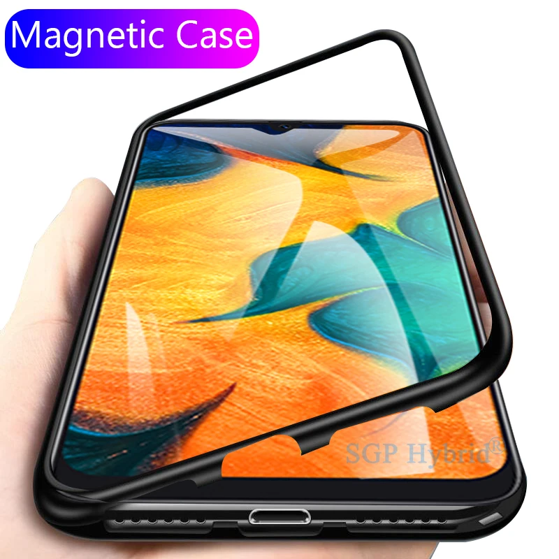 Магнитный чехол для Samsung A30 samsun A50 M20 samsung galaxy S10e S10 s9 s8 plus note 9 8 J4 J6 A9 A7 2018 | Мобильные