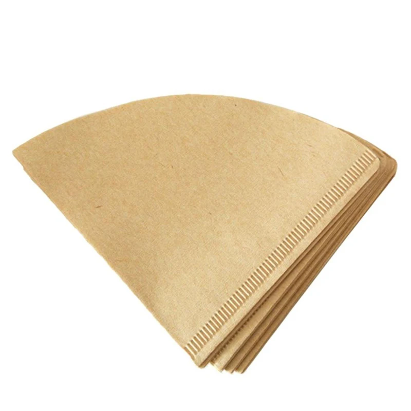 

40Pcs/Set Natural Wood Pulp 101 "V" Shape Coffee Cup Filter Paper Espresso Machine Mocha Pot Strainer Sheet