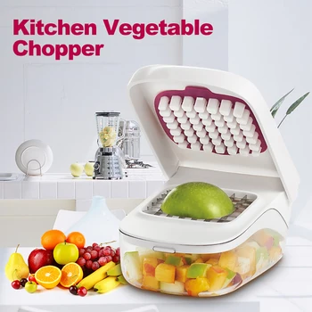 

2019 Vegetable Cutter Fruit Slicer Multi-functional Onion Shredder Chopper Cheese Cutter with Food Container Kitchen Accessories