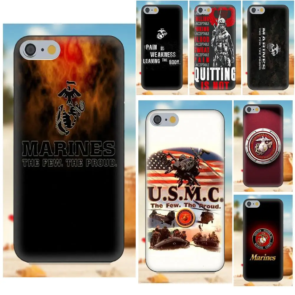 U. s. Marines Army The Little Proud для iPhone 4S 5S 5C SE 6S 7 8 Plus X Galaxy Note 5 6 S9 + Grand Core Prime Alpha