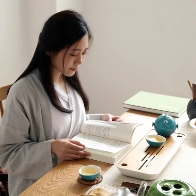  Japanese-style Color Glaze Ceramic Kung Fu Tea Set Fast Passenger Cup [1 pot +2 cups] Travel Portab