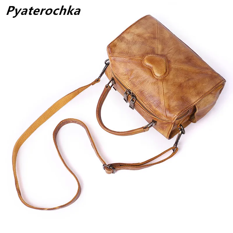 

Pyaterochka Women Handbag Genuine Leather Vintage Shoulder Bag Luxury Female Leather Handbags High Quality Fashion Crossbody Bag