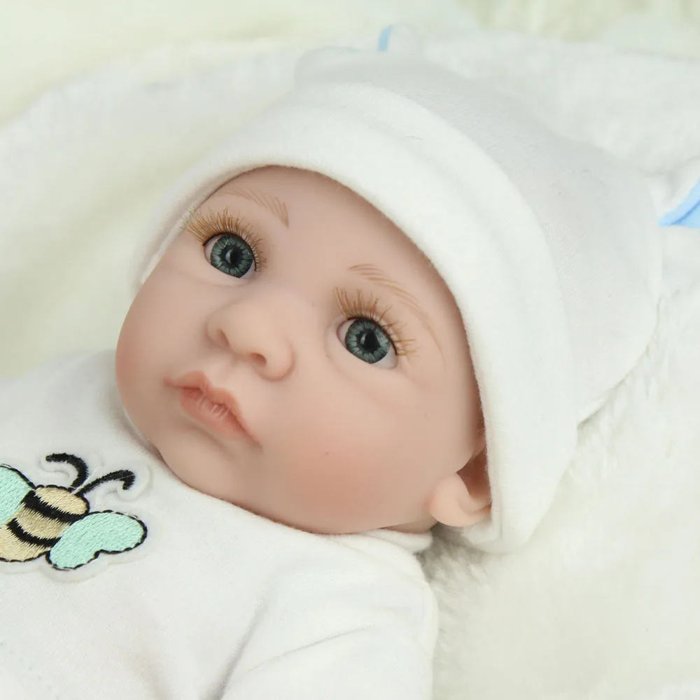 KAYDORA 25 см младенец Reborn Мягкая силиконовая целая настоящая кукла игрушки для