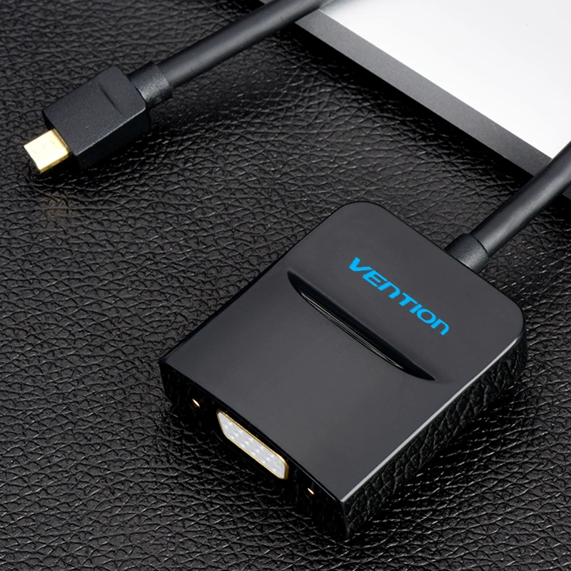 Адаптер Vention Micro HDMI в VGA конвертер с поддержкой телефона и ТВ экрана микрофоном