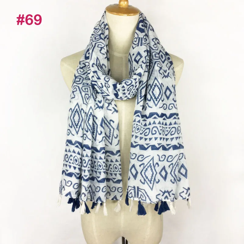 Более 160 цветов весна лето мода шеврон Племенной неоновый цвет кисточкой шаль шарф обертывание - Цвет: as photo
