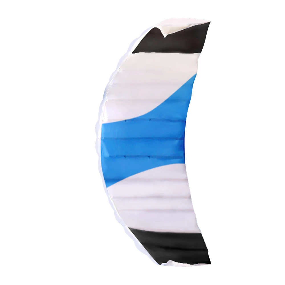

150 x 330cm / 59" x 130" Frameless Soft Dual Line Stunt Parafoil Kite Huge Parachute Sports Beach Flying Kite for Kids Adults