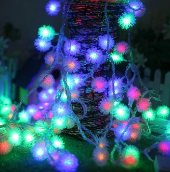 

Holiday Light 4M 20 LEDs 220V waterproof outdoor RGB LED string lights Christmas Light holiday wedding Birthday party decotation