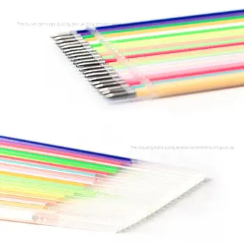 

100 Pcs/pack New Colors Gel Ink Pen refills graffiti school office supplies Cartoon painting sketch color gel pen ink