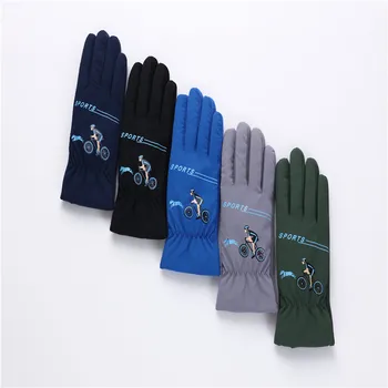 

Baby Girls Boys Cotton Gloves Winter Children Warm Printing Full Finger Gloves For Kids Cartoon Mitten