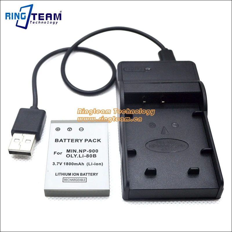 Li 80B LI80B LI 80B Battery and USB Charger 2 In 1 for Olympus Digital Cameras
