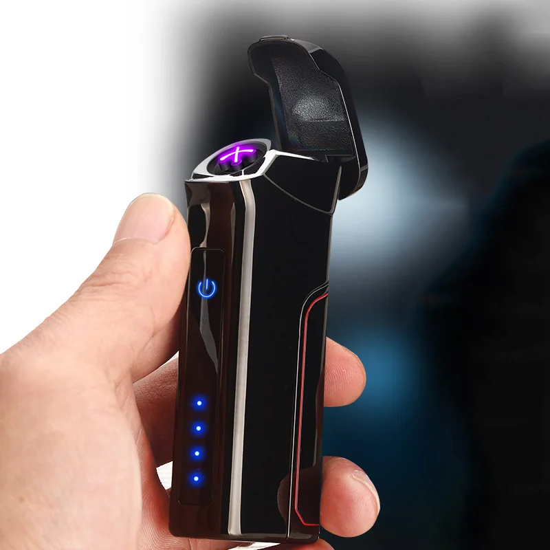 Плазменная электронная сенсорная сигарная зажигалка электрическая двойная
