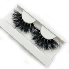 Buzzme Новое поступление 3D норковые ресницы 25 мм Экстра длинная норка полосы меха ручной работы ресницы цена