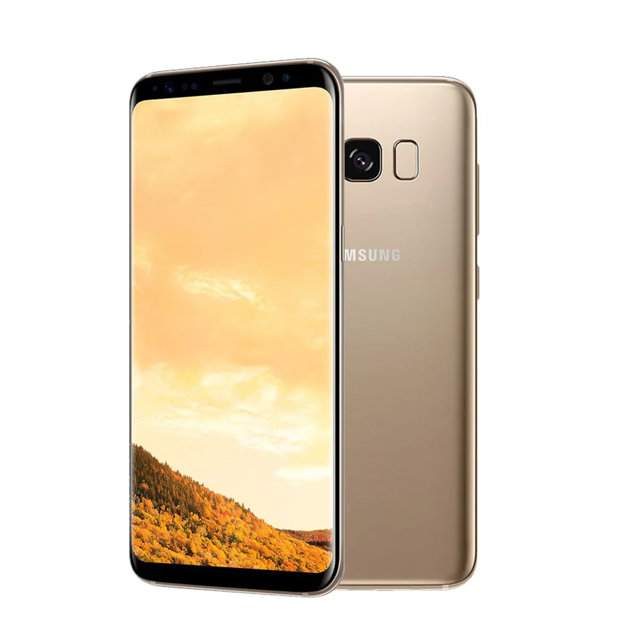  Original Unlocked Samsung Galaxy S8 4GB RAM 64GB ROM Octa Core 4G LTE Mobile Phone 5.8 inch 12MP Sm