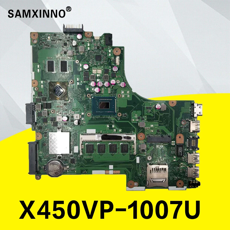 X450VP 1007 cpu/4 Гб RAM материнская плата для For Asus A450V Y481C X452C D452C X450CC K450C Материнская