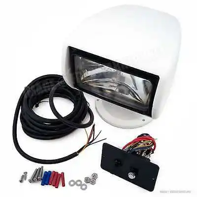 

12V 100W 3200K 2500LM Boat Remote Control Spotlight Truck Car Searchlight