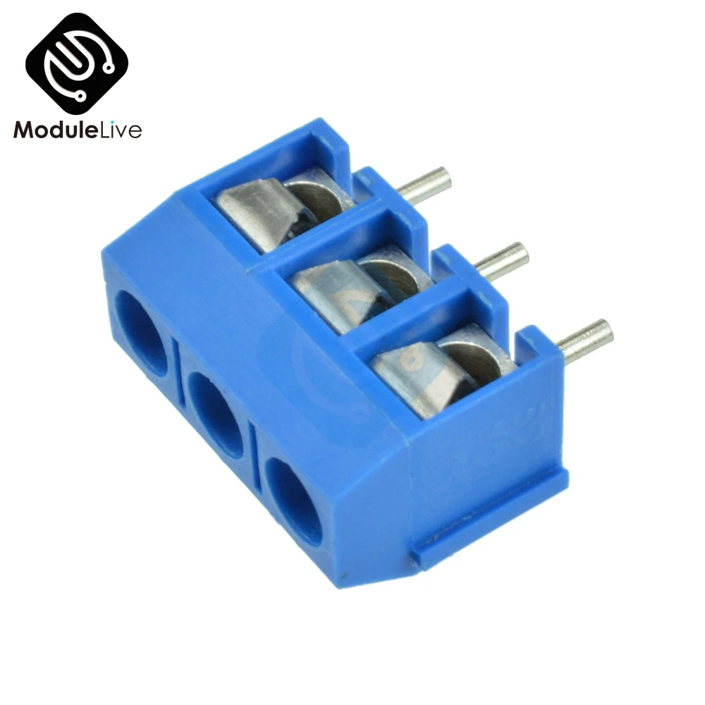 10 шт. диаметром 5 08 мм 3 контактный разъем для винтовой клеммы|screw terminal connectors|terminal