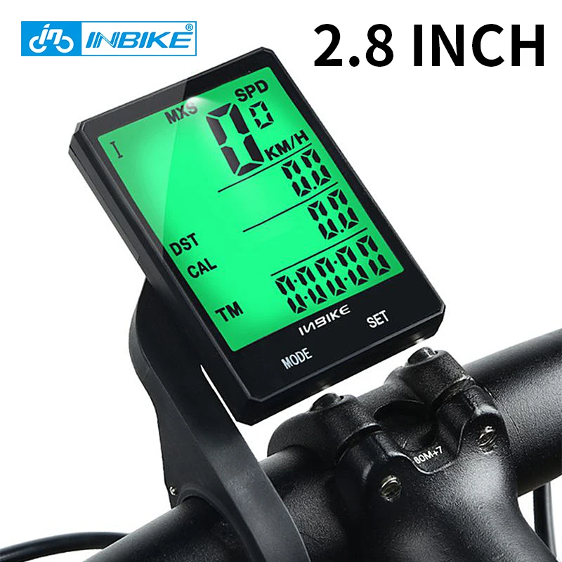 INBIKE 2.8 بوصة دراجة اللاسلكية الكمبيوتر المعطف متعددة الوظائف ركوب دراجة عداد المسافات الدراجات ساعة توقيت عداد السرعة الخلفية INBIKE 2.8 بوصة دراجة اللاسلكية الكمبيوتر المعطف متعددة الوظائف ركوب دراجة عداد المسافات الدراجات ساعة توقيت عداد السرعة الخلفية
