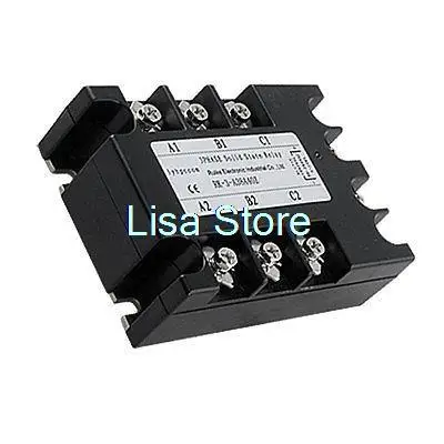 

SSR-40AA 3 Phase AC to AC SSR Solid State Relay 40A 90-280VAC / 380V AC