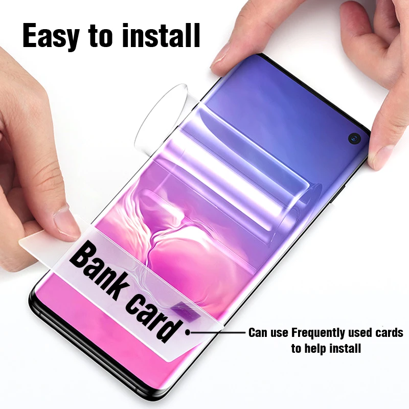 Защитная пленка для экрана Akcoo S10 Plus Samsung S8 9 Note 8 10 с защитой от царапин и отпечатков