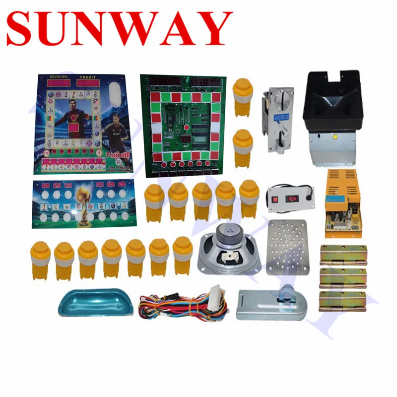 Slot machine casino mario game kit PCB board with acrylic wire/mario complete kit/coin operated gambling slot Kit | Электроника