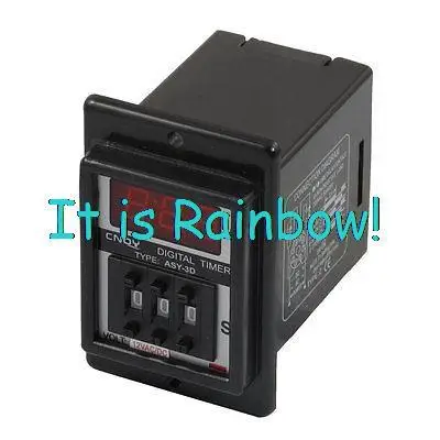 

Free Shipping AC/DC 12V 8 Pin DPDT 0.01-9.99 Second 9s Time Delay Relay Timer Black ASY-3D