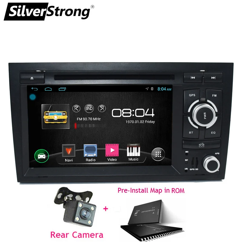 

SilverStrong 2Din Car Android 9.0 for Audi A3 S3 2003 2004-2011 2008 A3 GPS Android Car Radio GPS Navigation 16G S3 2 DIN DVD A3